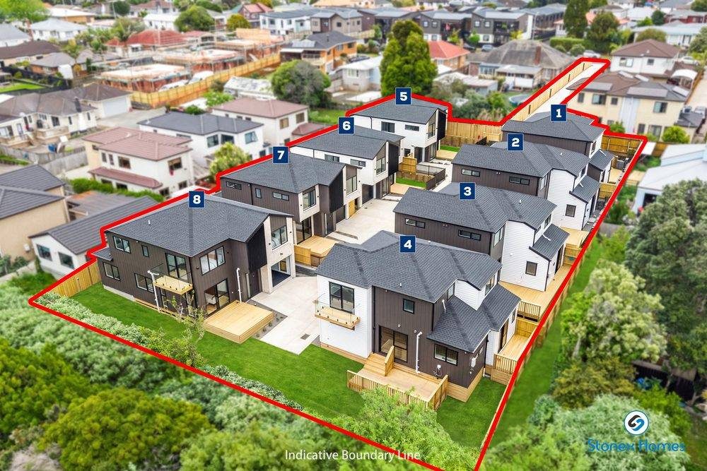 Trimmer Terrace, Papatoetoe aerial view